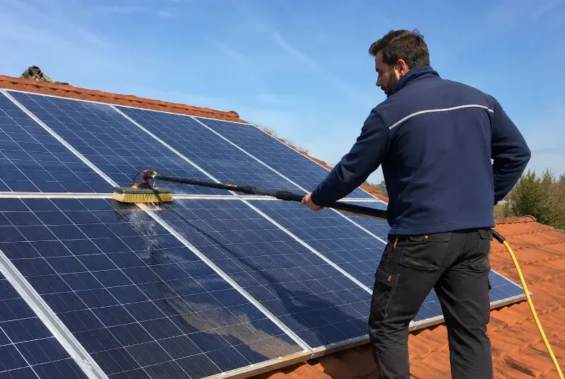 Nettoyage et entretien de panneaux solaires à Chapareillan